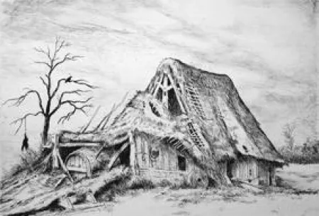 Stich Bazire - Dix paysages gravés a l'eau-forte