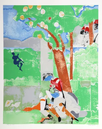 Siebdruck Bearden - Delilah