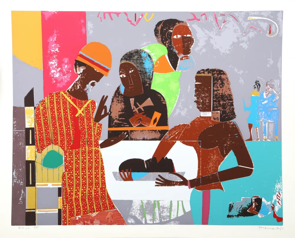 Siebdruck Bearden - Salome