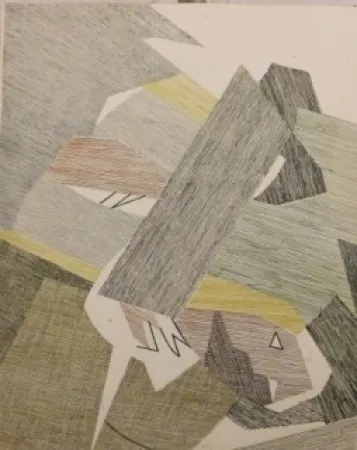 Radierung Beaudin - Eau- forte pour le texte Les Paysans