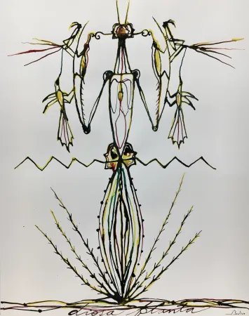 Siebdruck Bedia - Dama Mantis