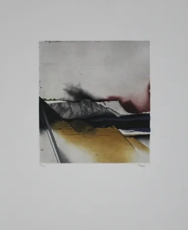 Radierung Und Aquatinta Beeri - Küste