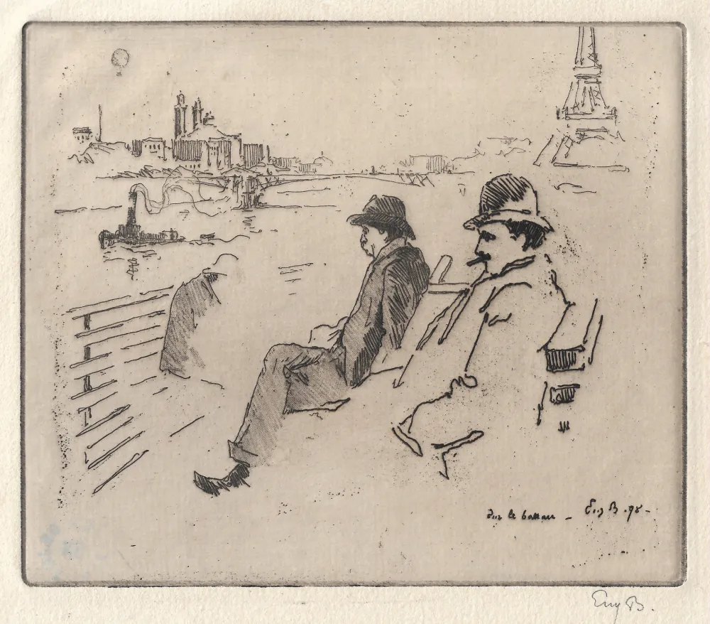 Stich Bejot - Sur le bateau