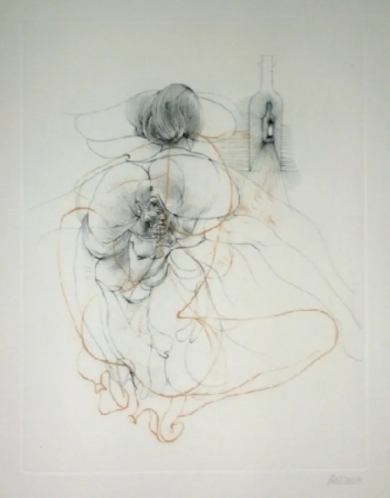 Radierung Und Aquatinta Bellmer - Aline et Valcour