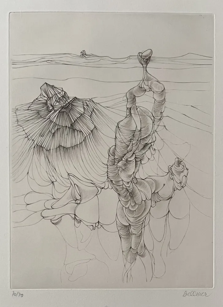 Radierung Und Aquatinta Bellmer - Analogies 3, 1971