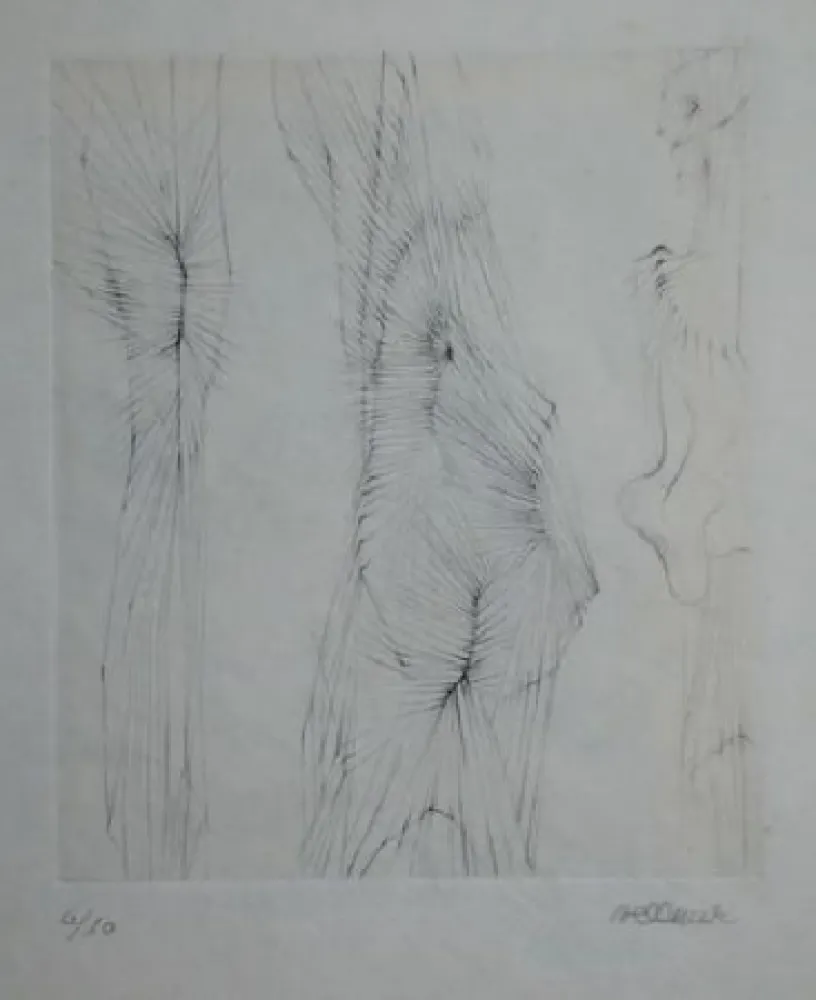 Radierung Und Aquatinta Bellmer - Dialogues 1