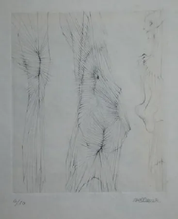 Radierung Und Aquatinta Bellmer - Dialogues 1