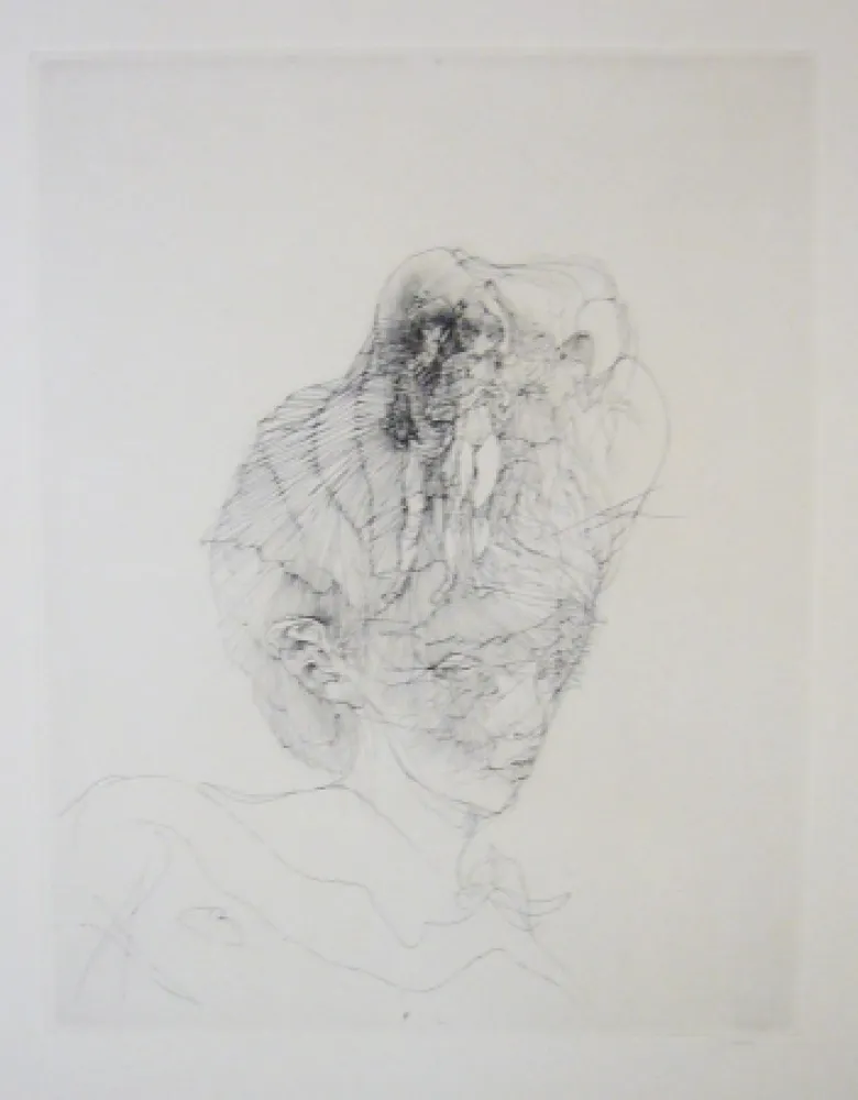 Radierung Bellmer - Doriane