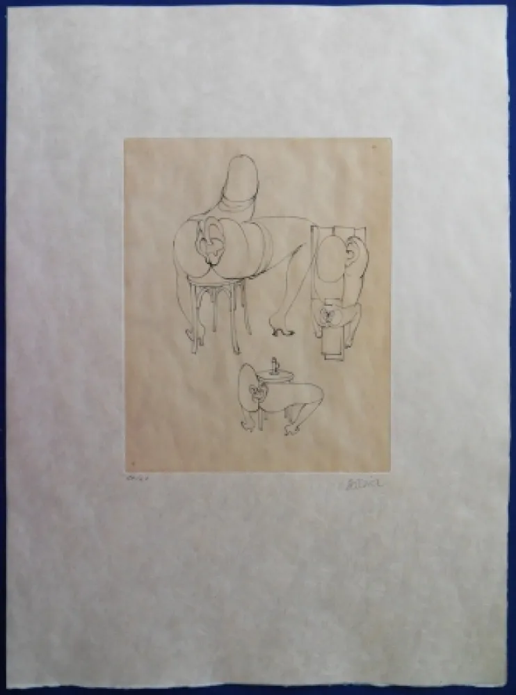 Stich Bellmer - Elle s'est assise