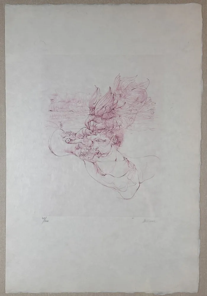 Stich Bellmer - Femme au Chapeau D'Oisseau