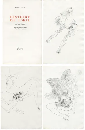 Illustriertes Buch Bellmer - HISTOIRE DE L'OEIL. Nouvelle version. Avec six gravures originales à l'eau-forte et au burin.