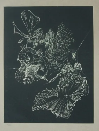 Radierung Bellmer - La demande en marriage
