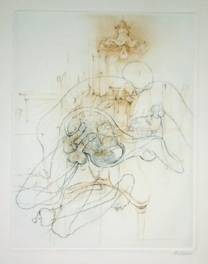 Radierung Und Aquatinta Bellmer - Les crimes de l'amour