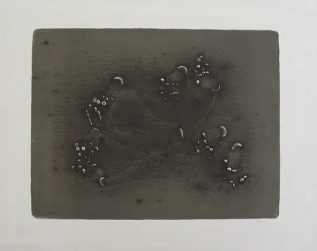 Lithographie Bellmer - Les Mains Articulées