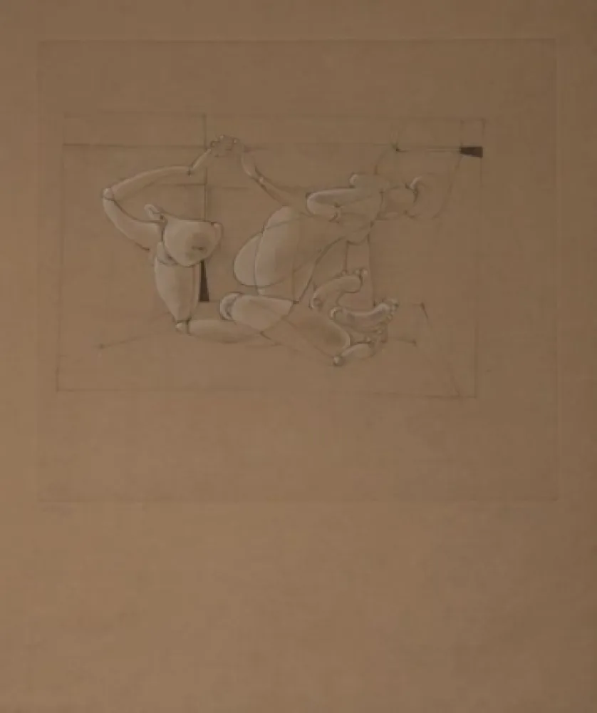 Radierung Und Aquatinta Bellmer - Les Marionettes