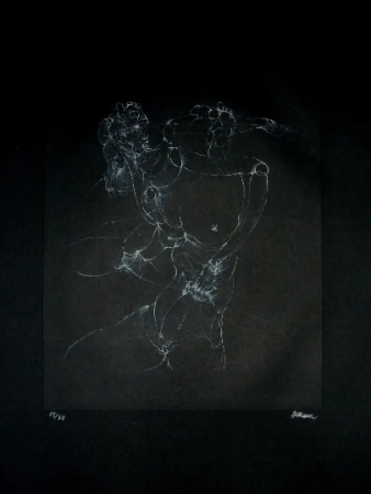 Radierung Bellmer - L'inceste