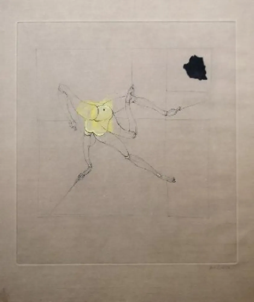 Radierung Und Aquatinta Bellmer - Marionnette 1