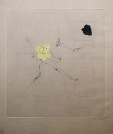 Radierung Und Aquatinta Bellmer - Marionnette 1