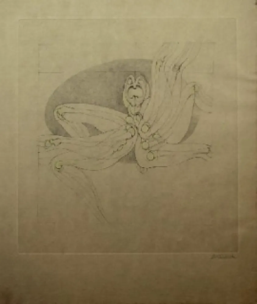 Radierung Und Aquatinta Bellmer - Marionnette 2