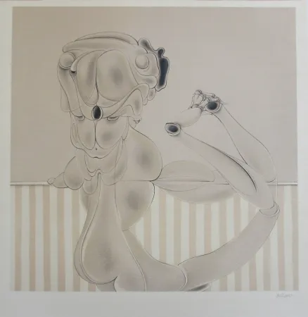 Lithographie Bellmer - Marionnette