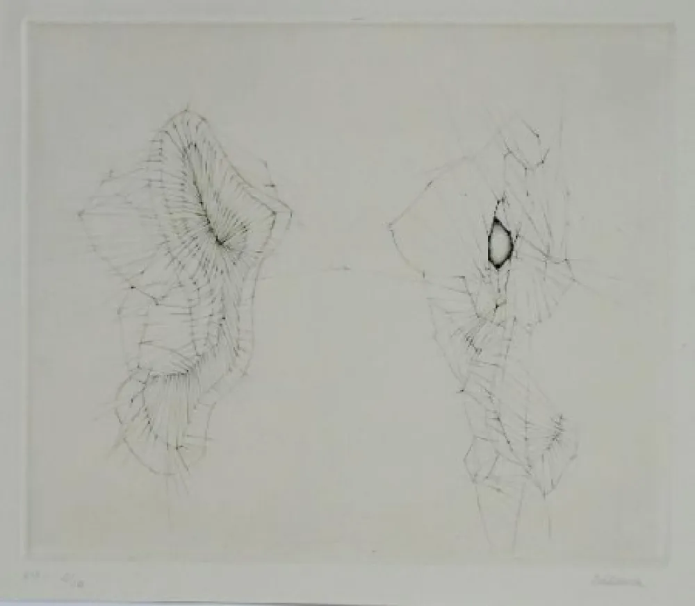 Radierung Und Aquatinta Bellmer - Mon arrestation du 26 août
