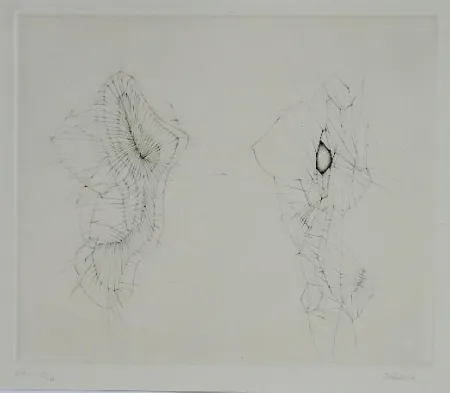 Radierung Und Aquatinta Bellmer - Mon arrestation du 26 août
