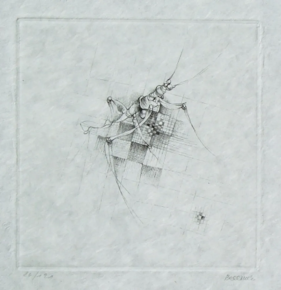 Kaltnadelradierung Bellmer - Oracles et Spectacles