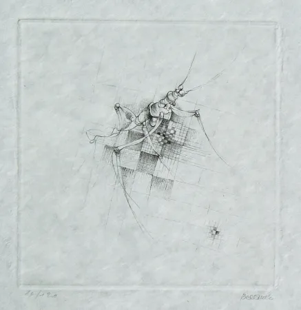 Kaltnadelradierung Bellmer - Oracles et Spectacles