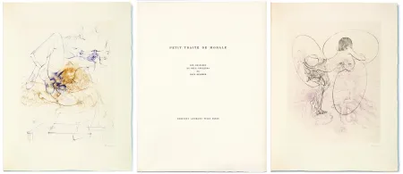 Illustriertes Buch Bellmer - PETIT TRAITÉ DE MORALE. 10 gravures en couleurs signées (Visat 1968)