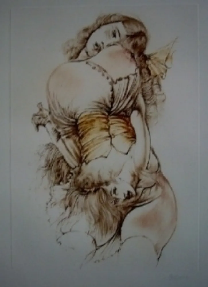 Radierung Und Aquatinta Bellmer - Poupée