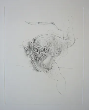 Radierung Bellmer - Sans titre