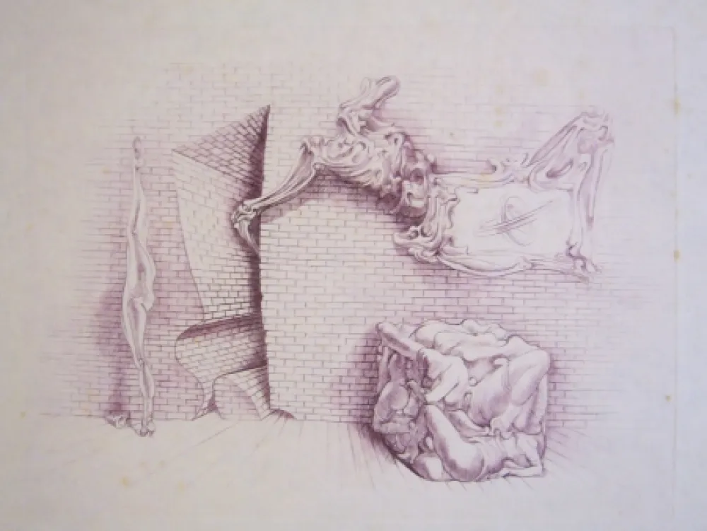 Radierung Bellmer - Sans titre