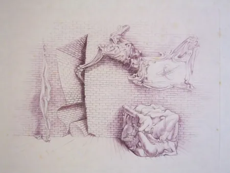 Radierung Bellmer - Sans titre