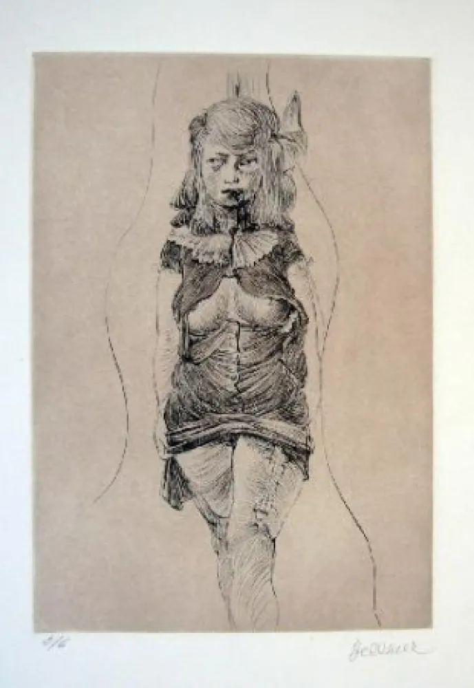 Radierung Und Aquatinta Bellmer - Sans titre