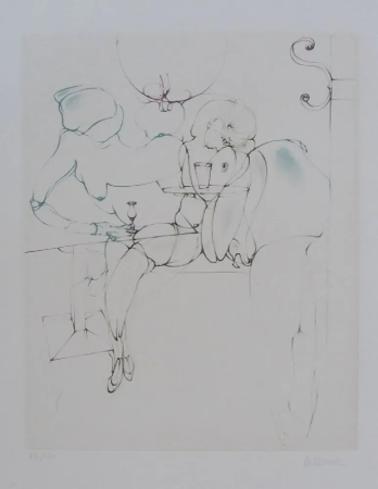 Radierung Bellmer - Senza titolo