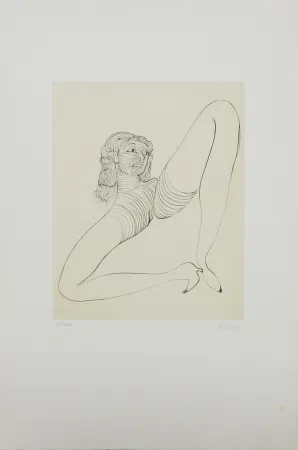 Radierung Und Aquatinta Bellmer - Solitude