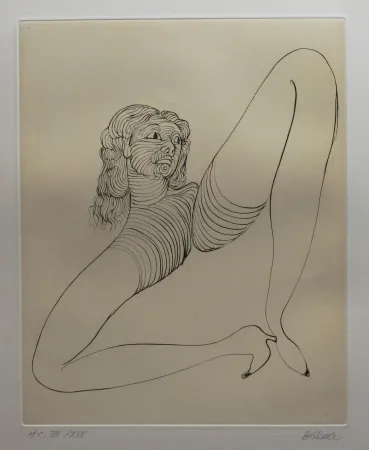 Radierung Und Aquatinta Bellmer - Solitude