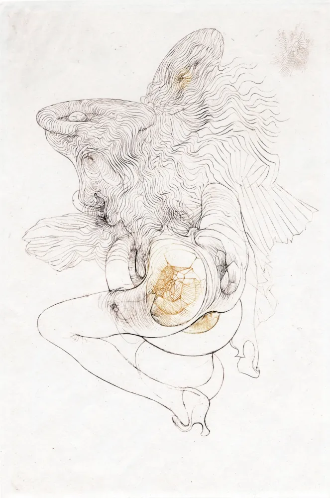 Radierung Und Aquatinta Bellmer - SUITE EN COULEURS DES 6 GRAVURES POUR 