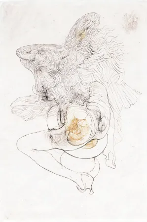 Radierung Und Aquatinta Bellmer - SUITE EN COULEURS DES 6 GRAVURES POUR 