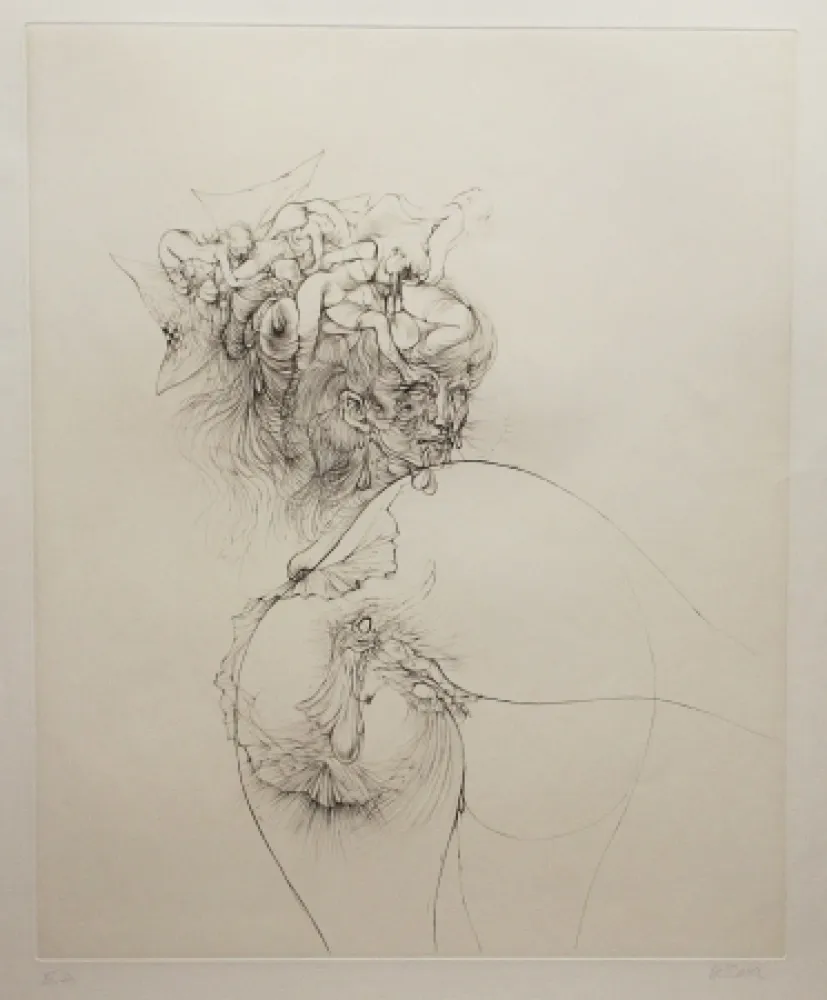 Radierung Und Aquatinta Bellmer - Titre inconnu