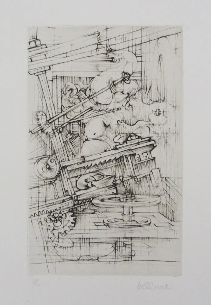 Radierung Und Aquatinta Bellmer - Titre inconnu