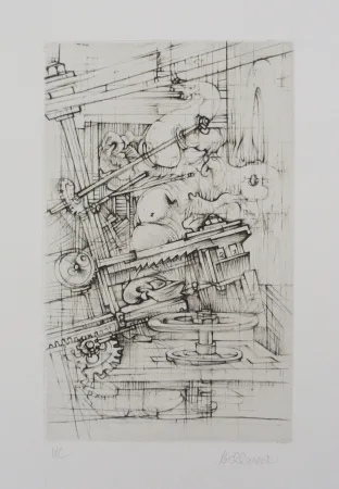 Radierung Und Aquatinta Bellmer - Titre inconnu