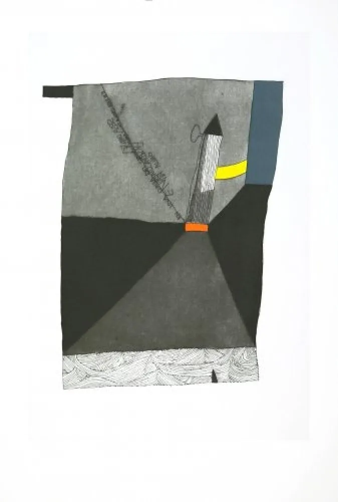 Radierung Und Aquatinta Benmayor - La torre del camino