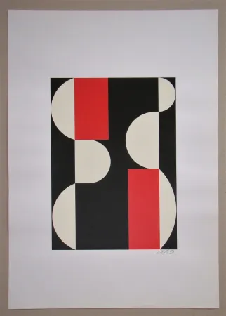 Siebdruck Béöthy Steiner - Composition, 1970