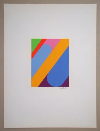 Siebdruck Béöthy Steiner - Composition, 1972