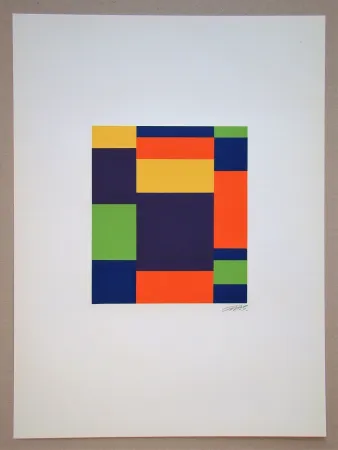 Siebdruck Béöthy Steiner - Composition