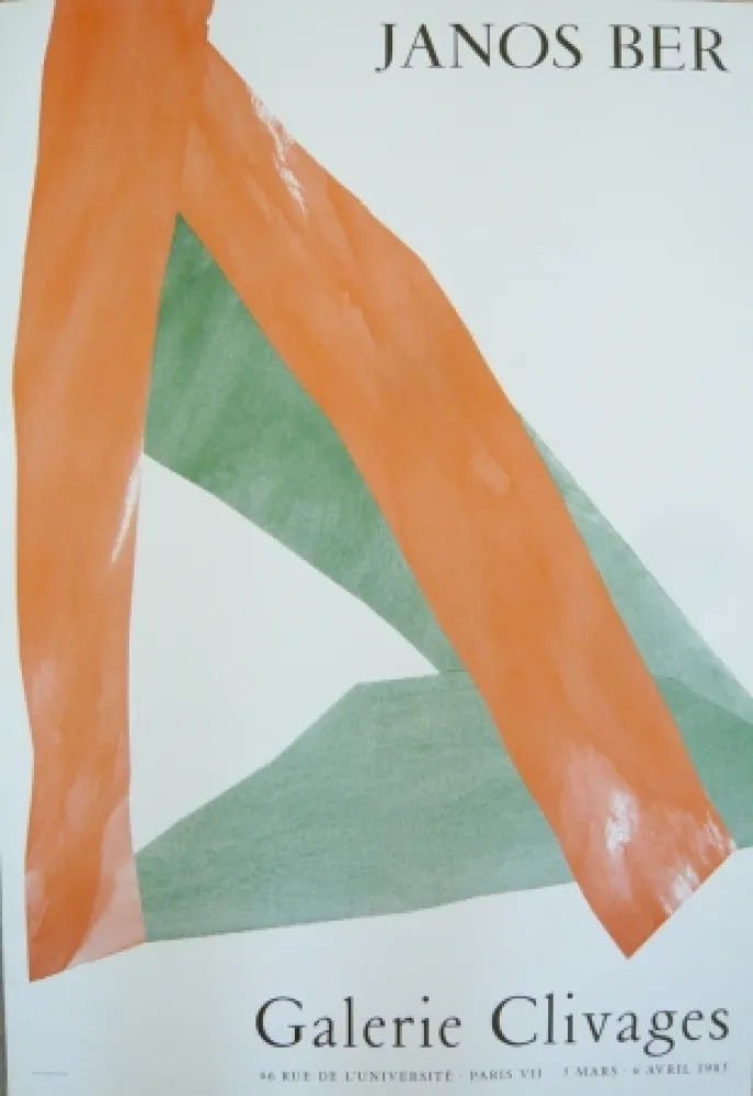 Plakat Ber - Affiche exposition galerie Clivages 