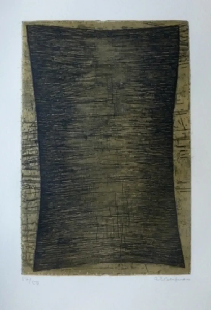 Radierung Und Aquatinta Bergman - Composition