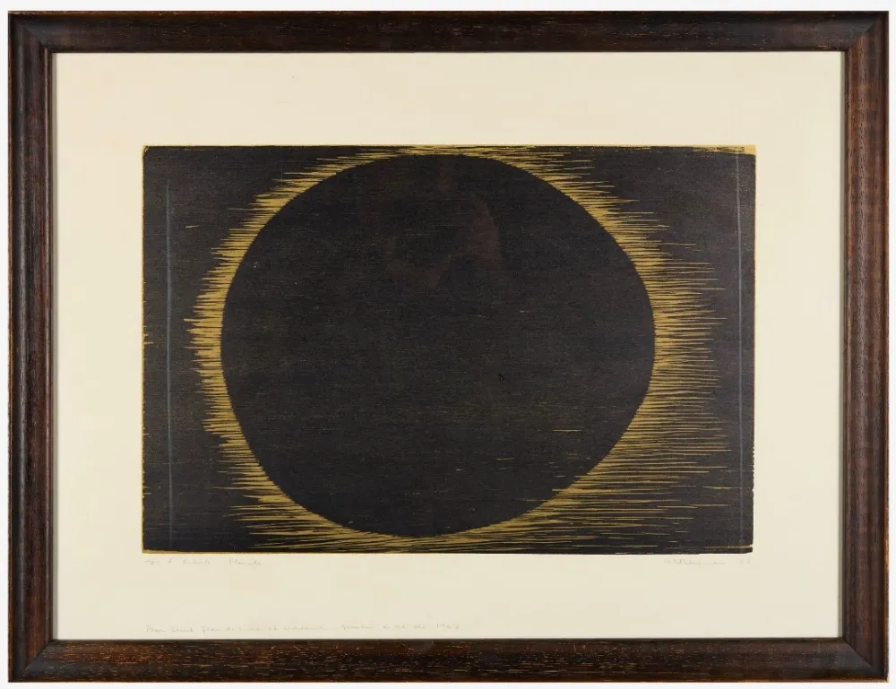 Holzschnitt Bergman - Planète