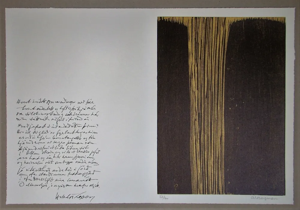 Holzschnitt Bergman - Sans titre